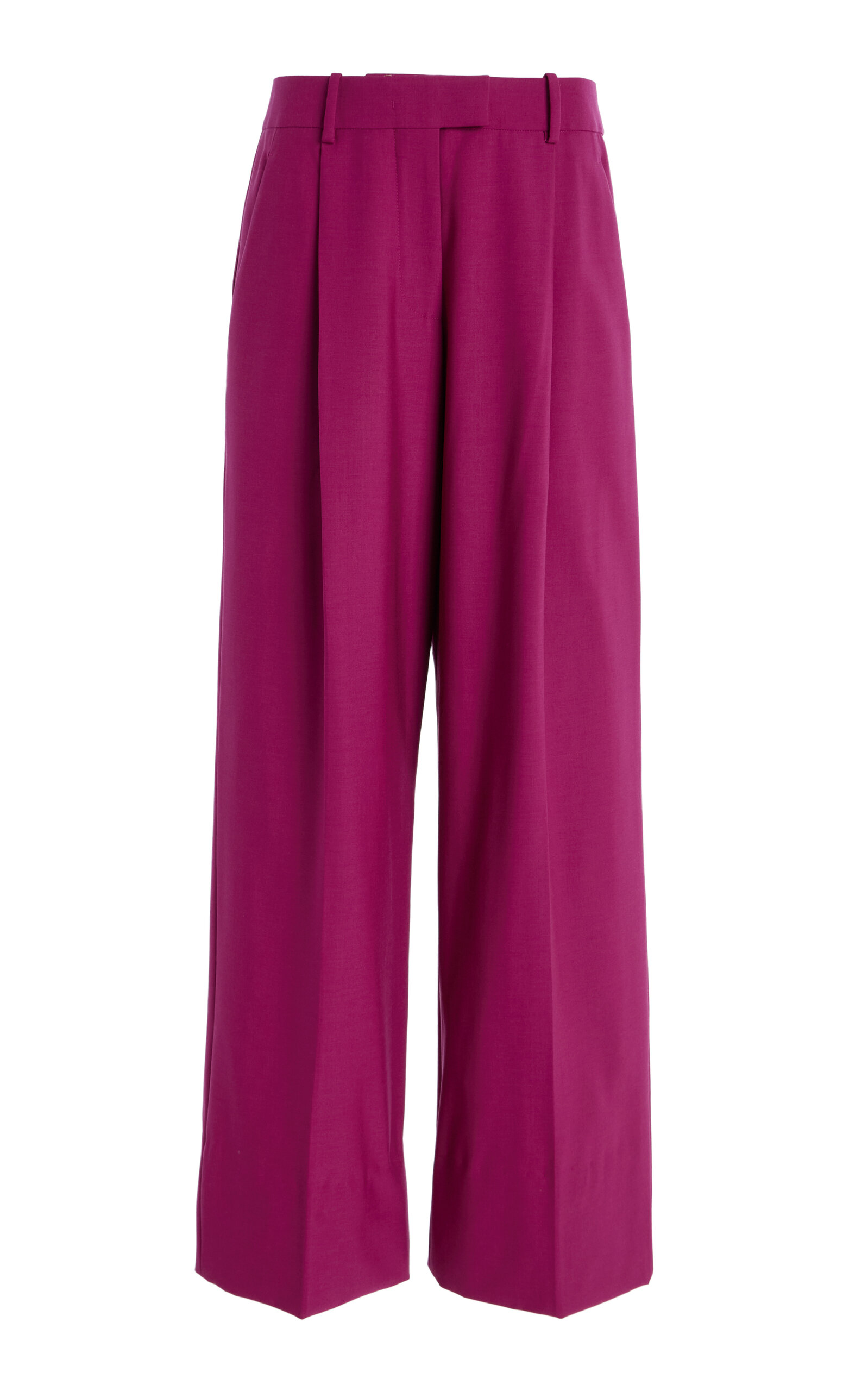 Oversized Wool Wide-Leg Pants