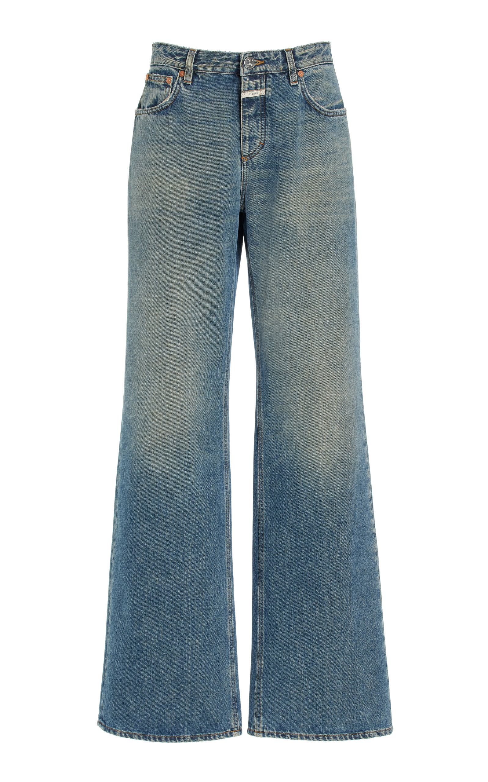 CLOSED GILLAN RIGID MID-RISE FLARED JEANS 