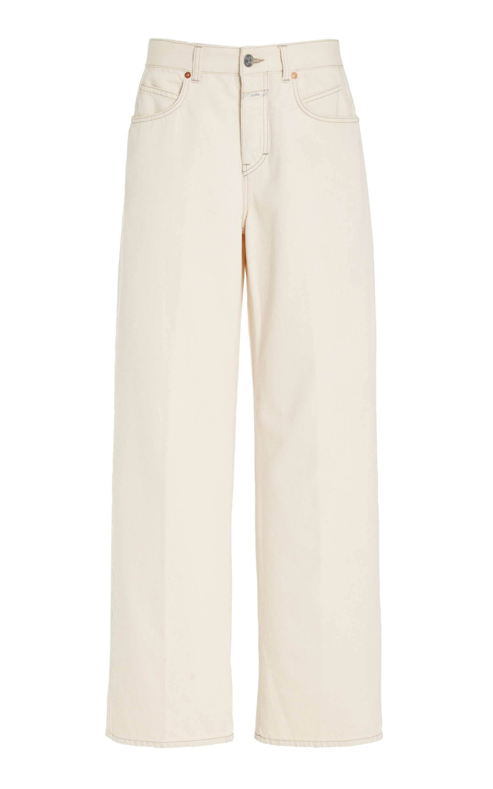 Nikka Rigid Mid-Rise Wide-Leg Jeans