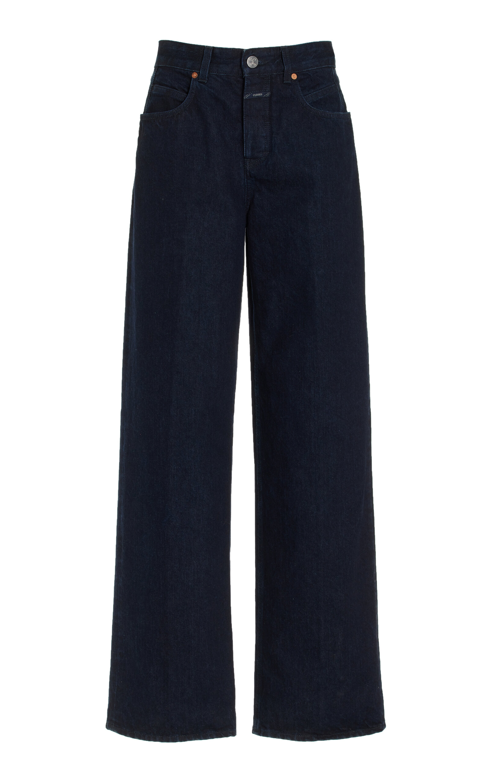 Nikka Rigid Mid-Rise Wide-Leg Jeans