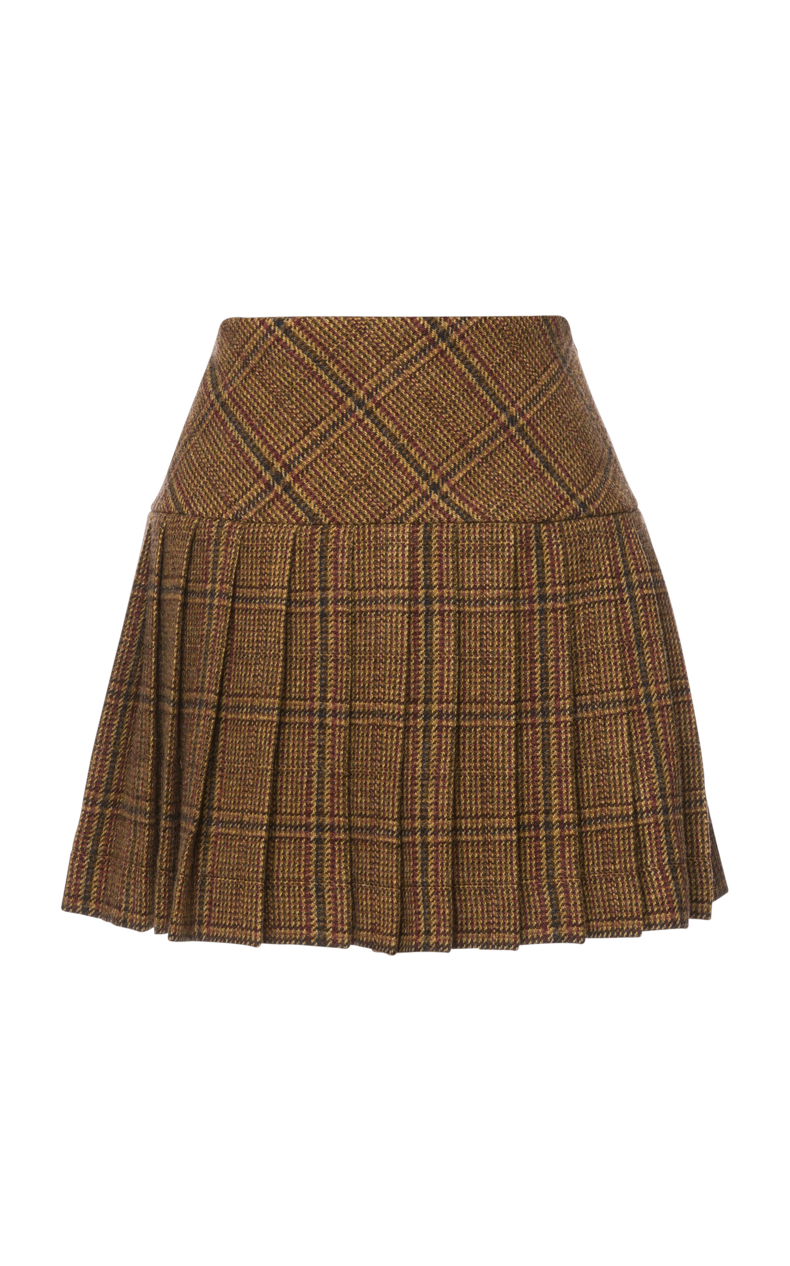 Clueless Wool A-Line Mini Skirt