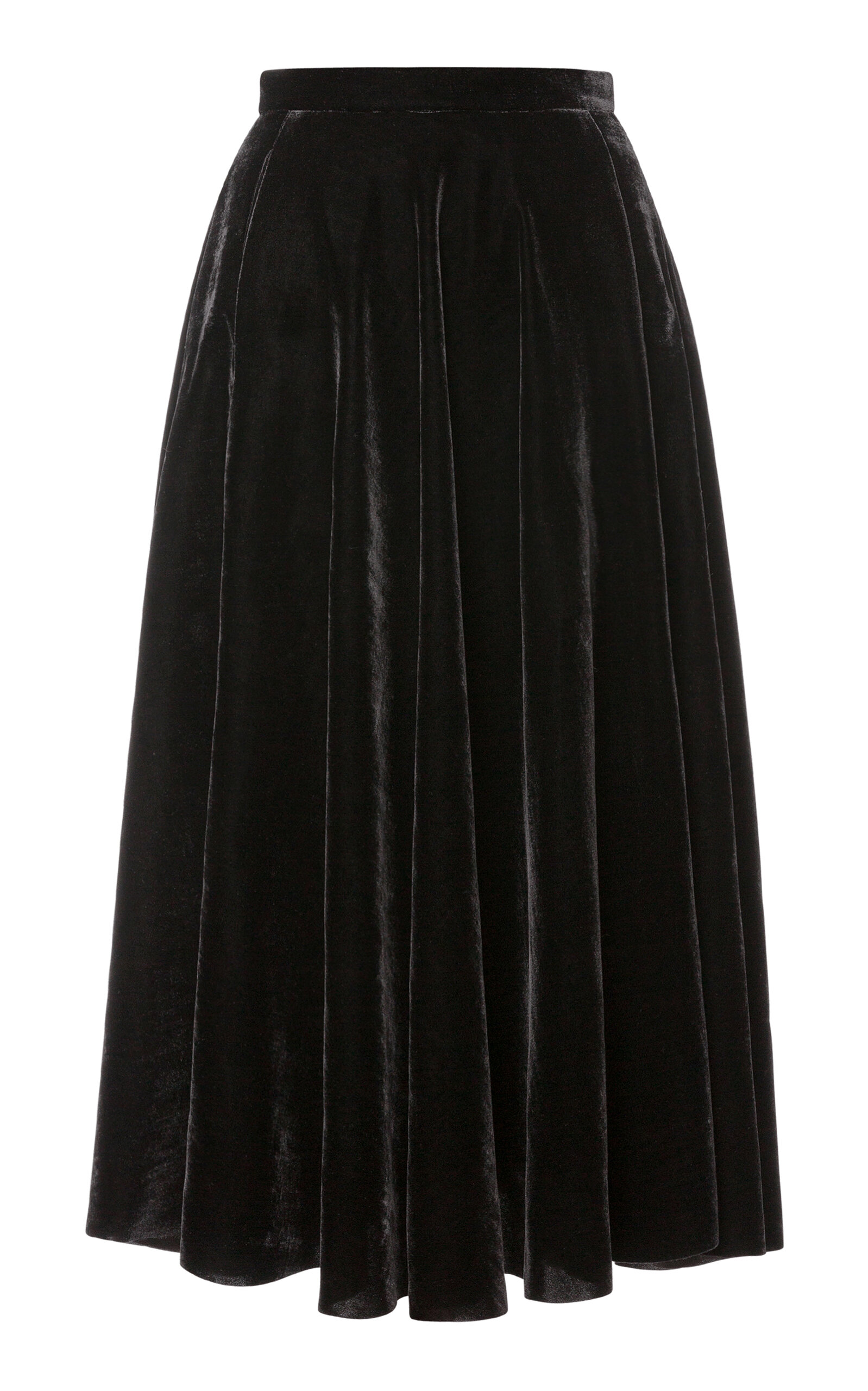 Heritage Velvet Midi Skirt