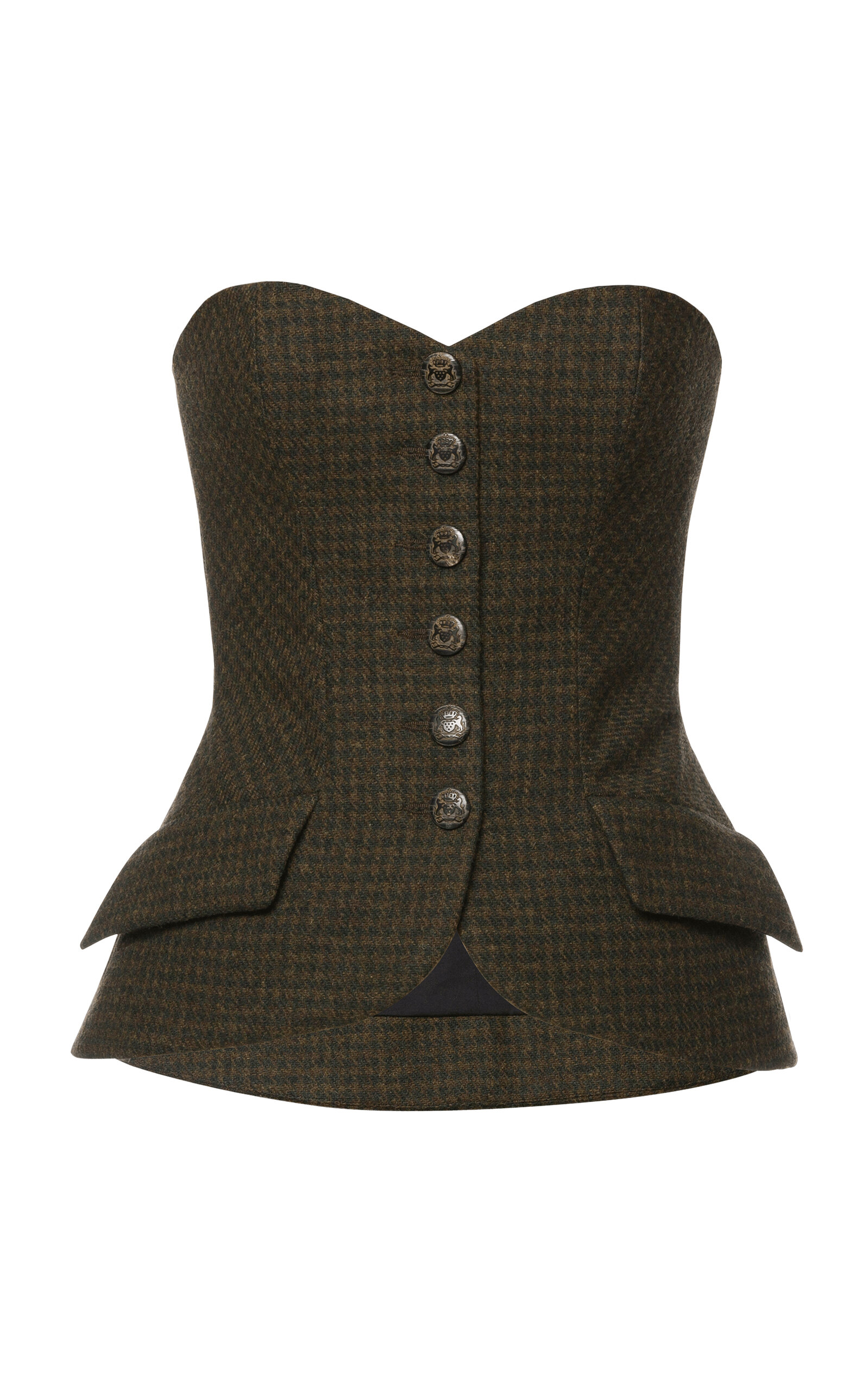 Queen Mary Wool Bustier Top