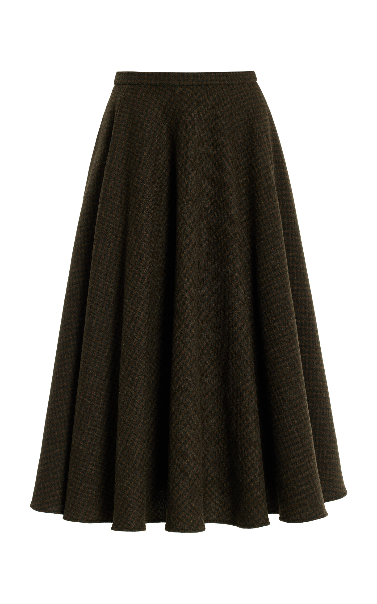 Heritage Wool Midi Skirt