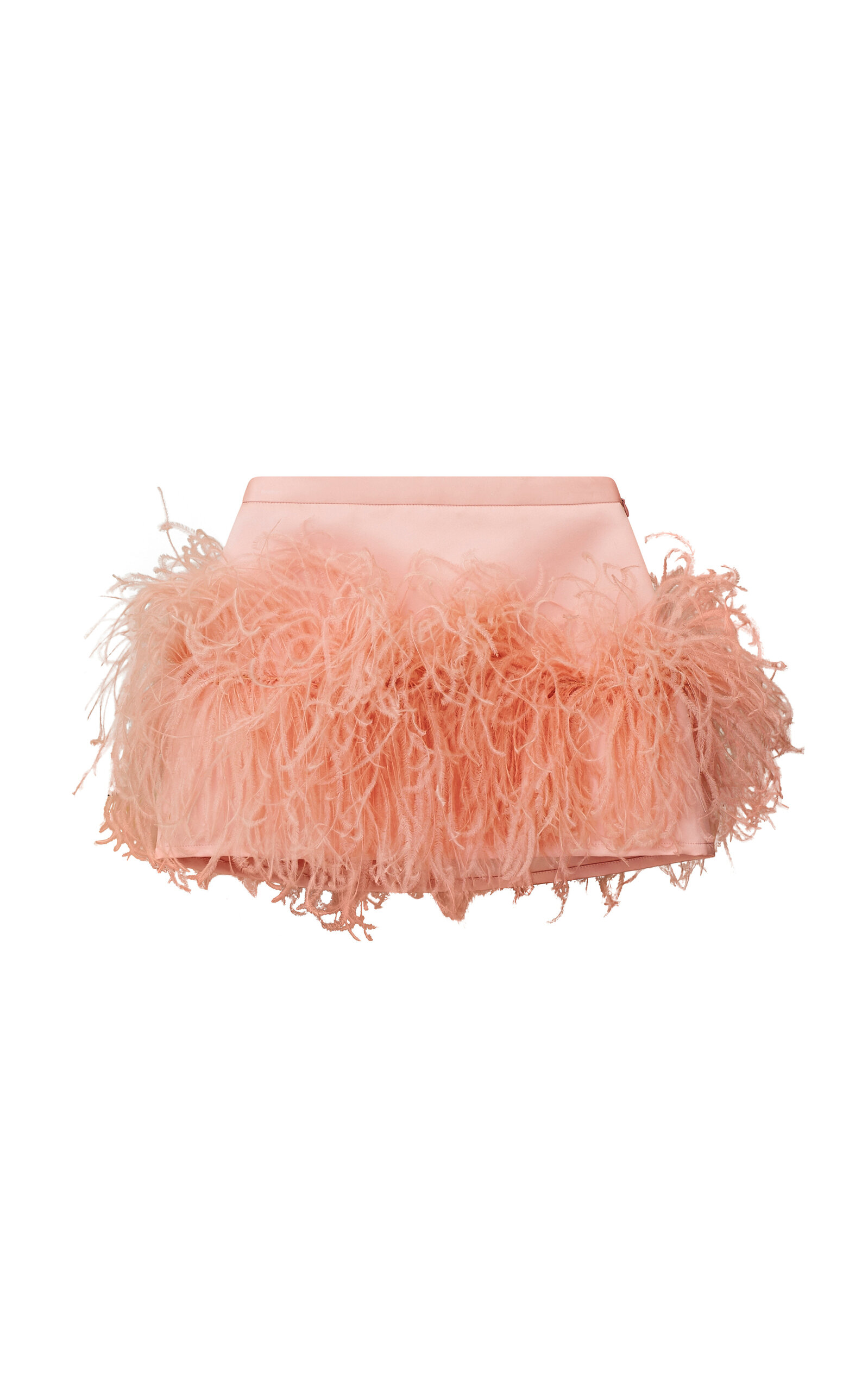 Viviette Feathered Mini Skirt