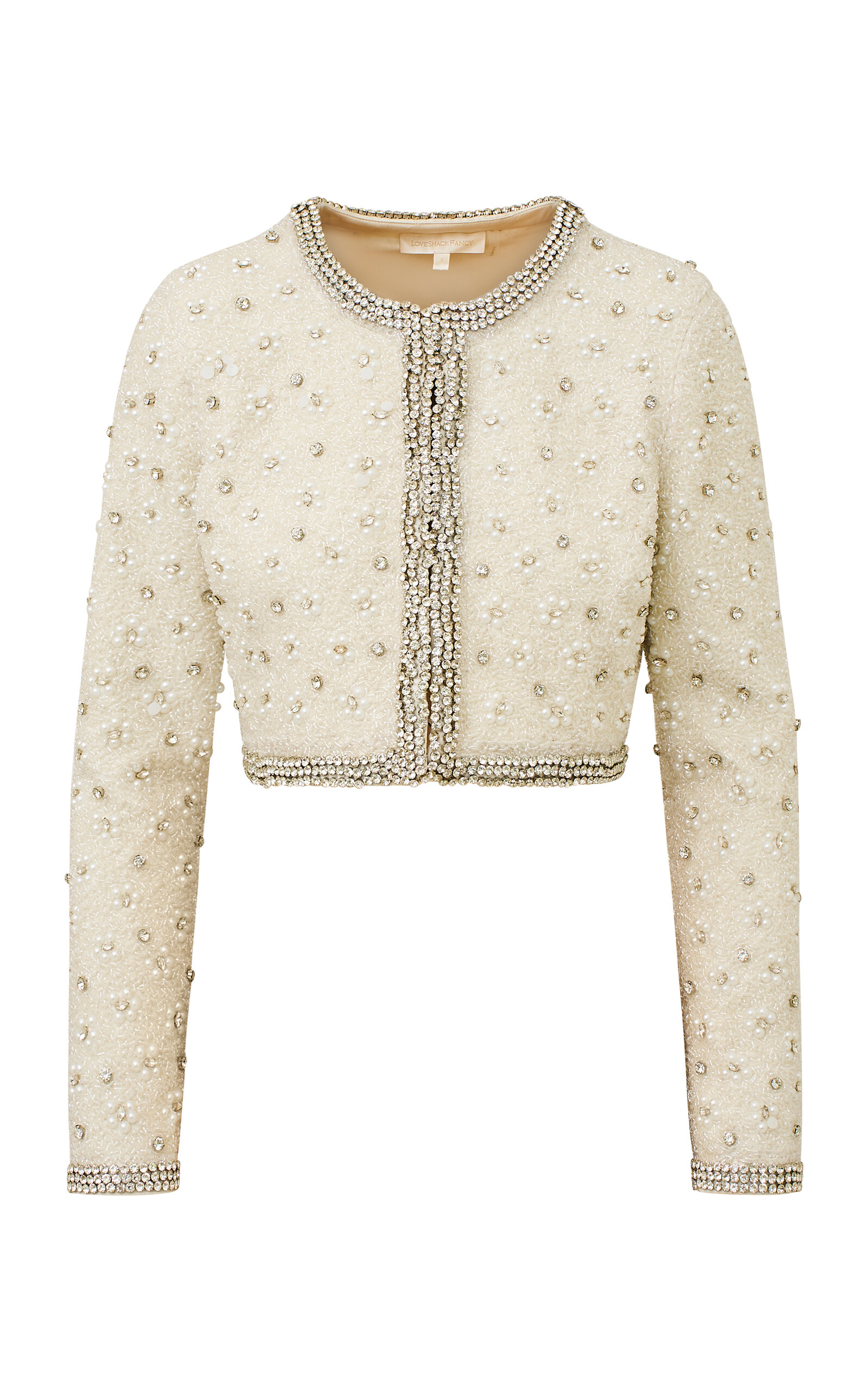 Cosmos Embellished Cropped Jacket