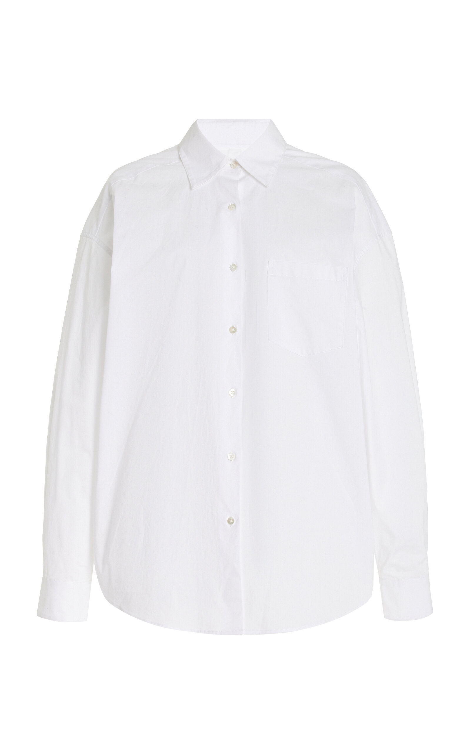 Shop Solid & Striped X Sofia Richie Grainge Exclusive The Jancy Cotton Button Up Top In White