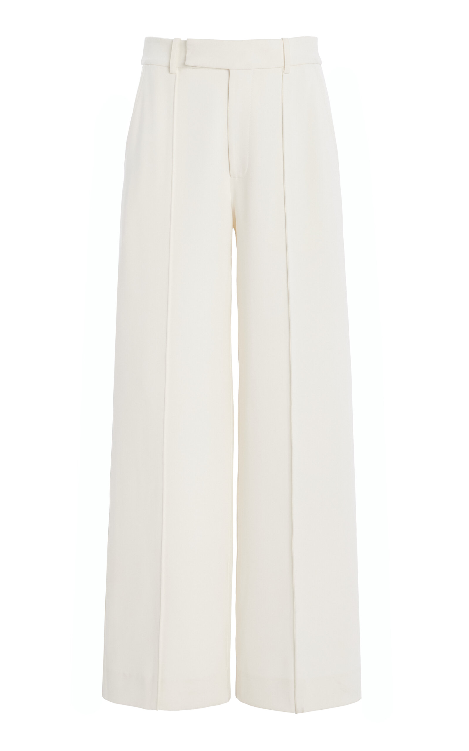 Weyes Crepe Wide-Leg Pants