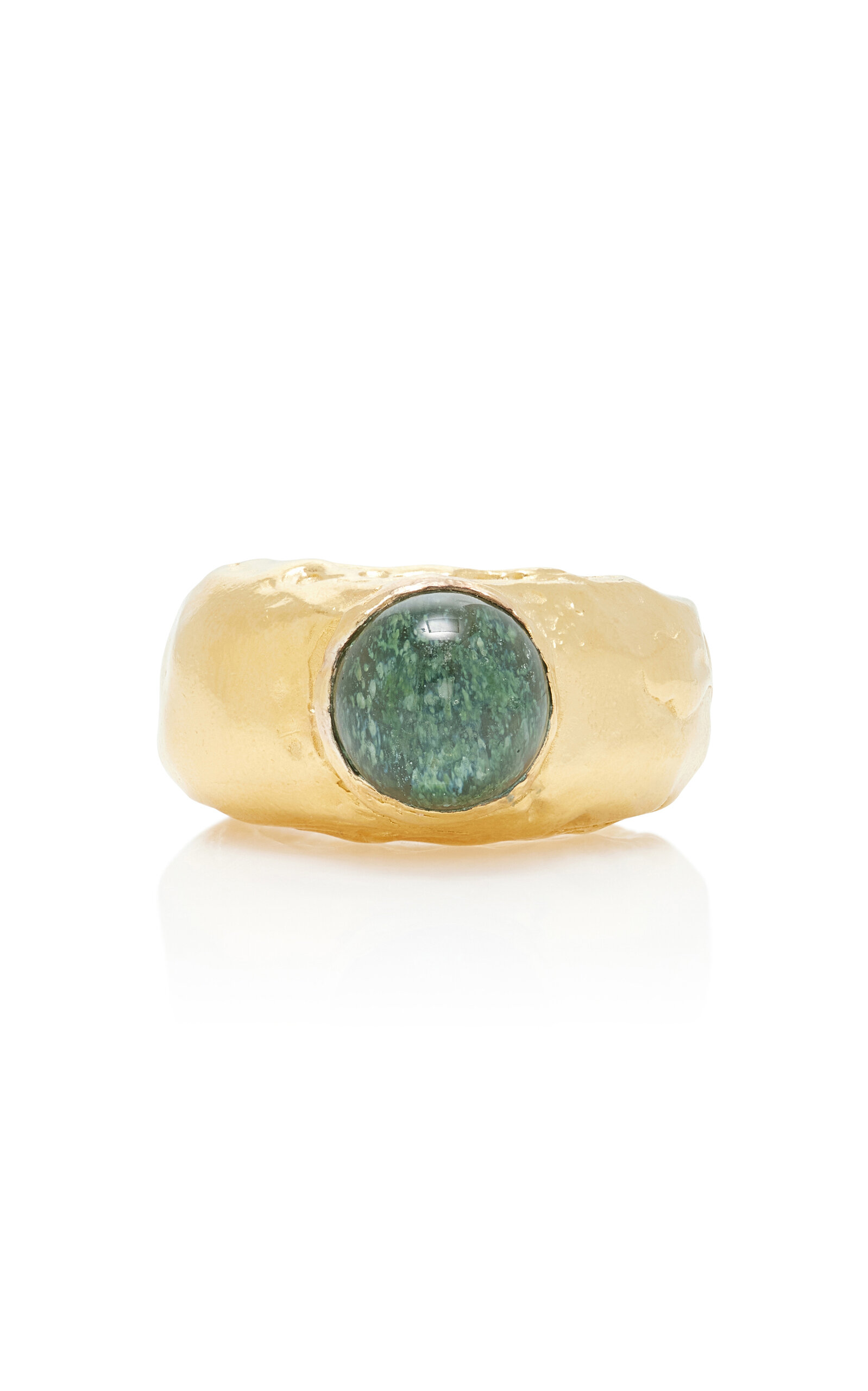 Shop Simuero Fruto Melon 18k Gold-plated Crystal Ring