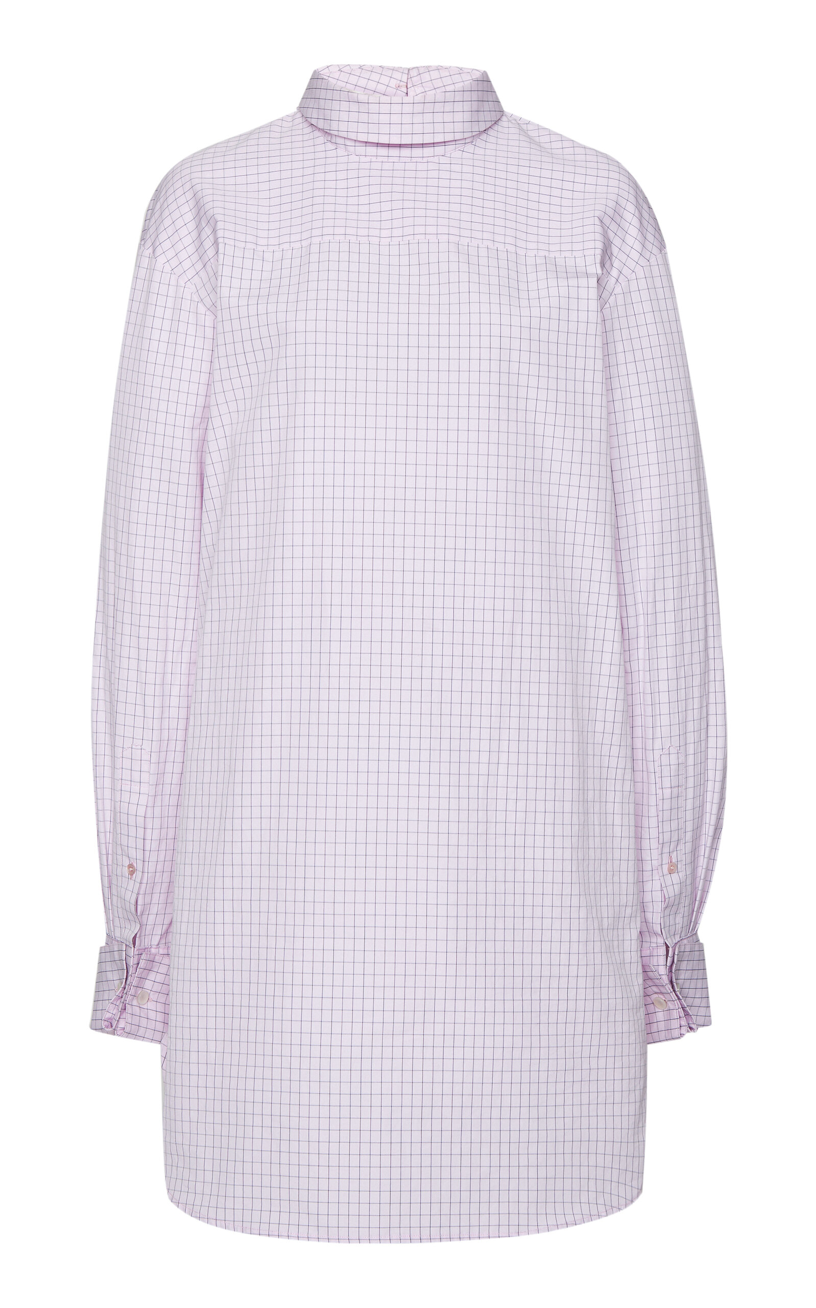 Shop Dries Van Noten Corso Long Reversed Cotton Shirt In Pink