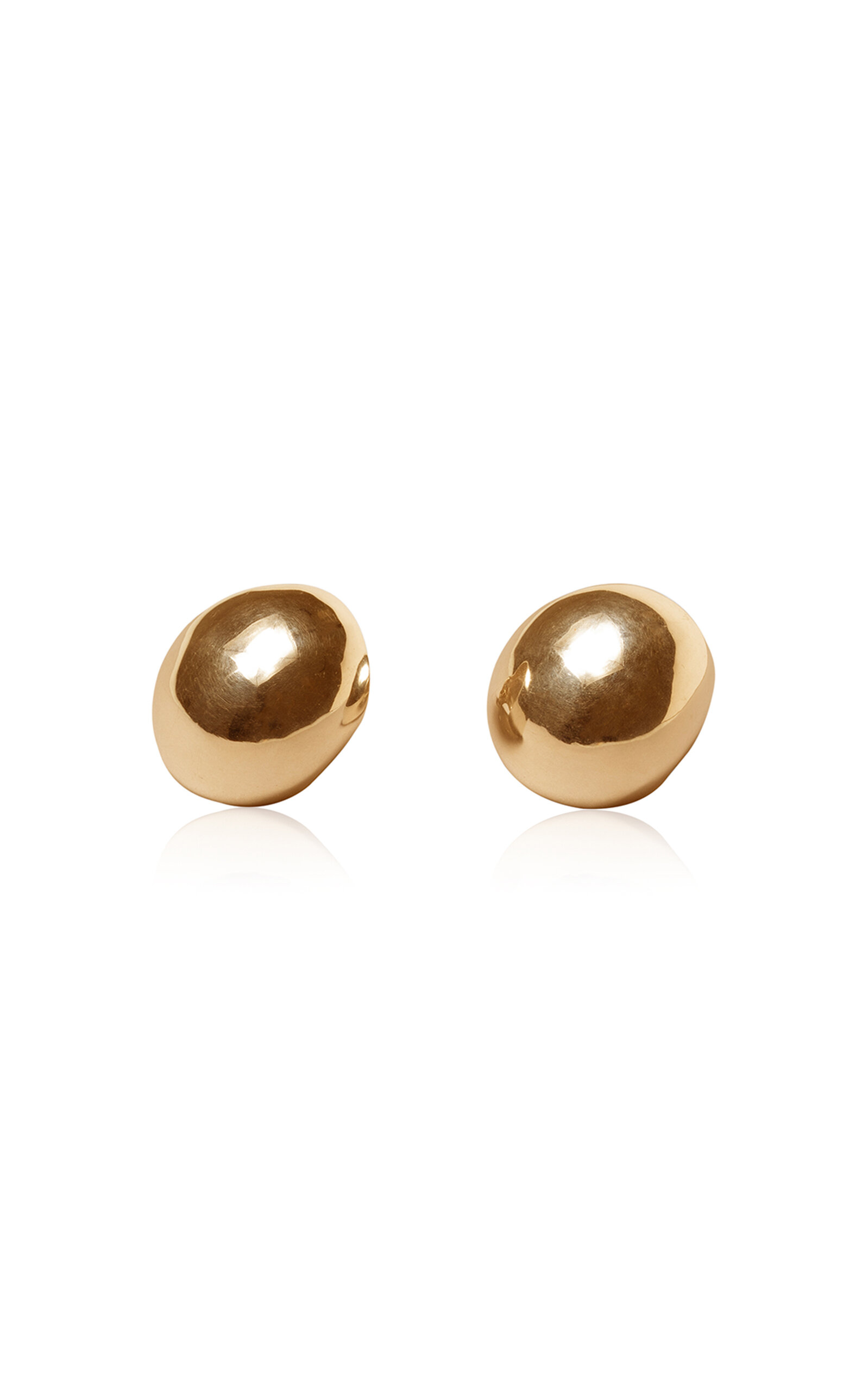 Rosetta Large 18k Gold-Plated Earrings