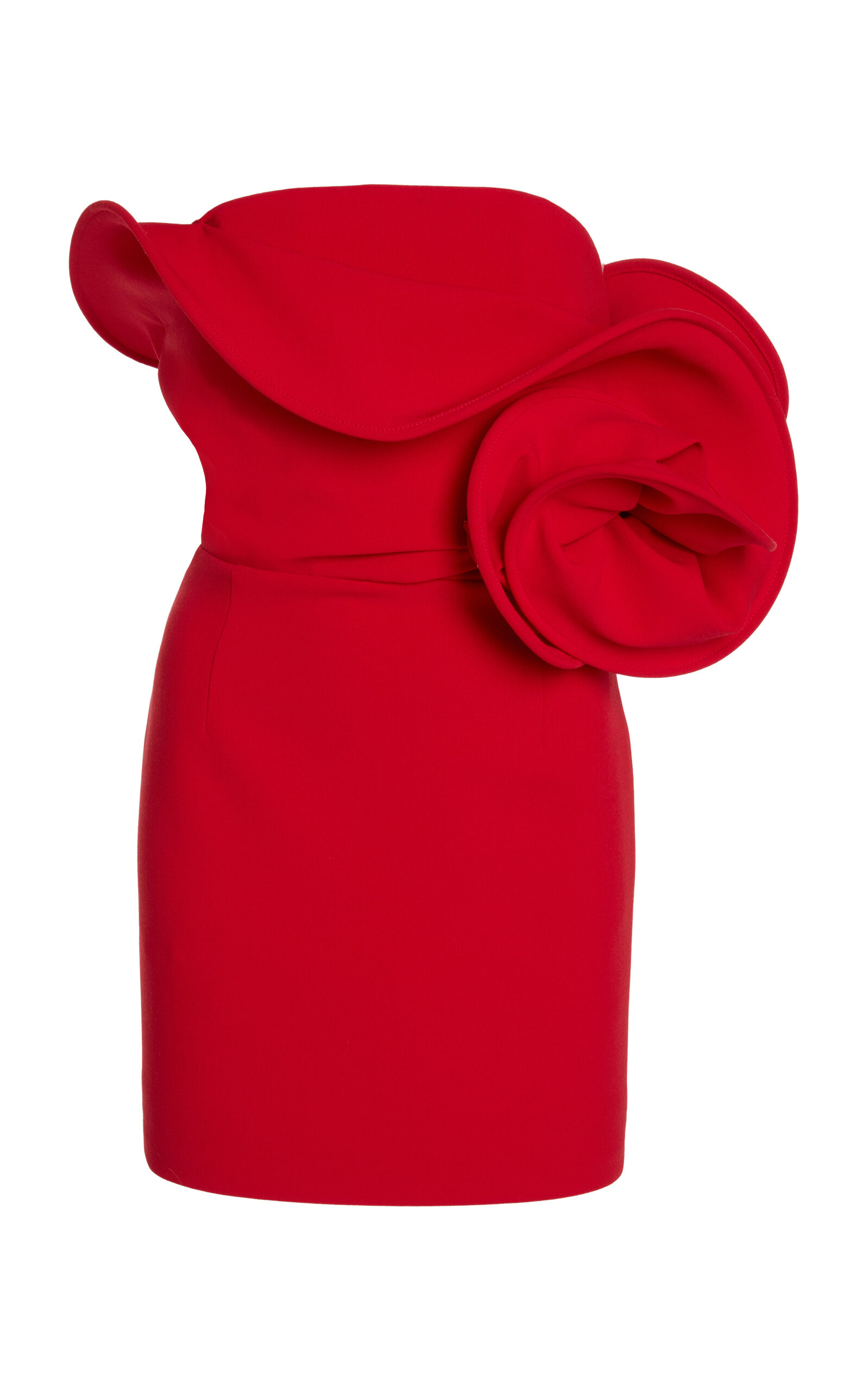 Magda Butrym Stretch-wool Dress In Red