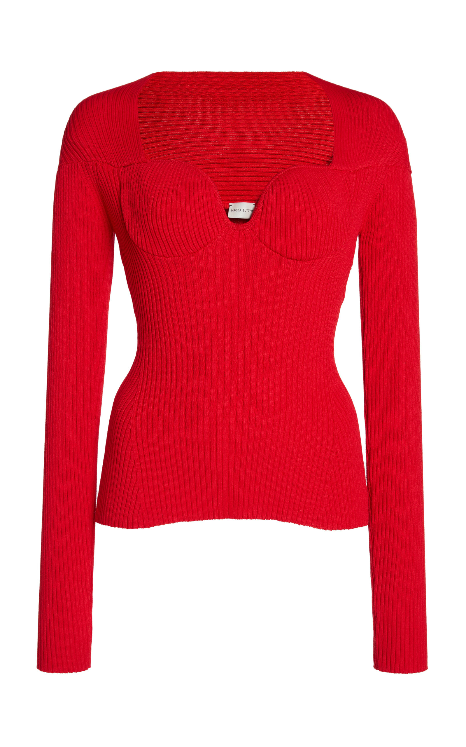 Magda Butrym Knit Top In Red