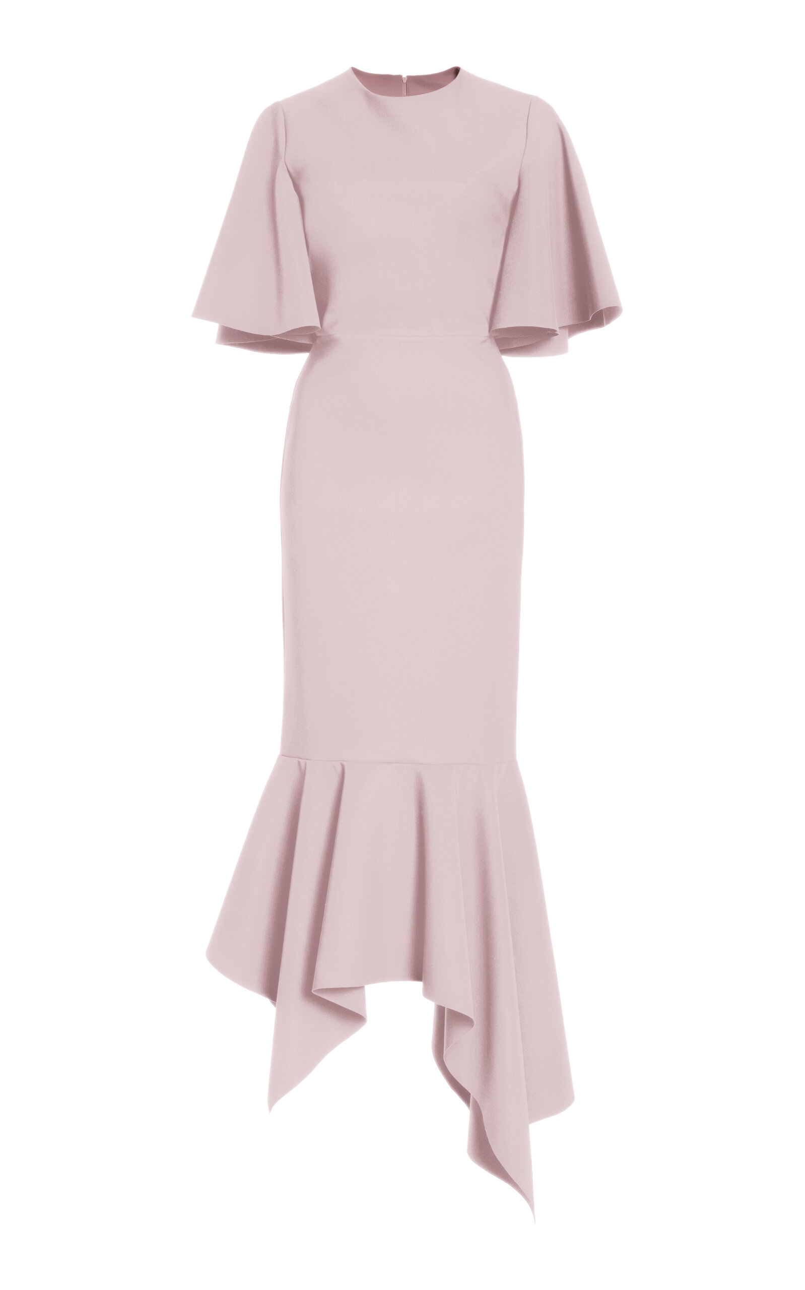 Funkia Asymmetric Cady Midi Dress