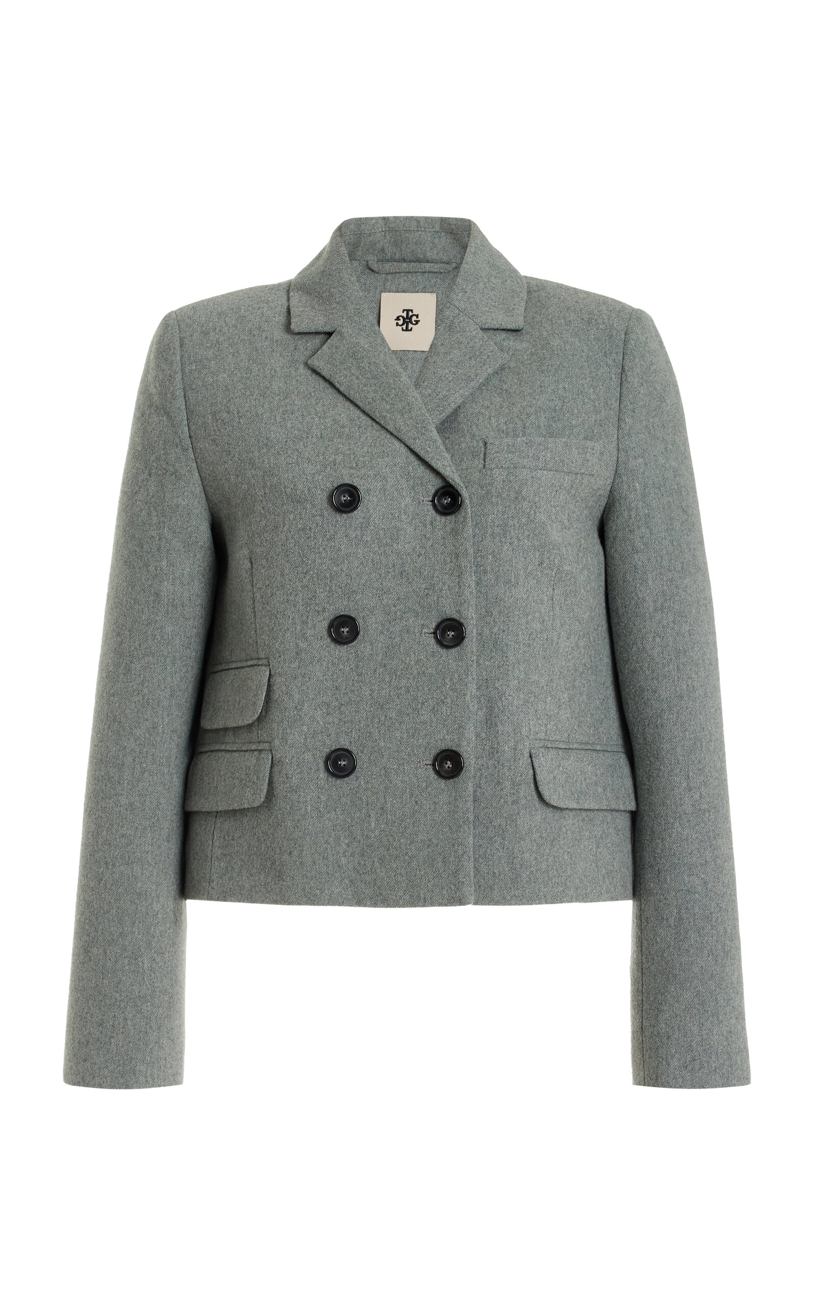 THE GARMENT MILLE DOUBLE-BREASTED WOOL-BLEND BLAZER 